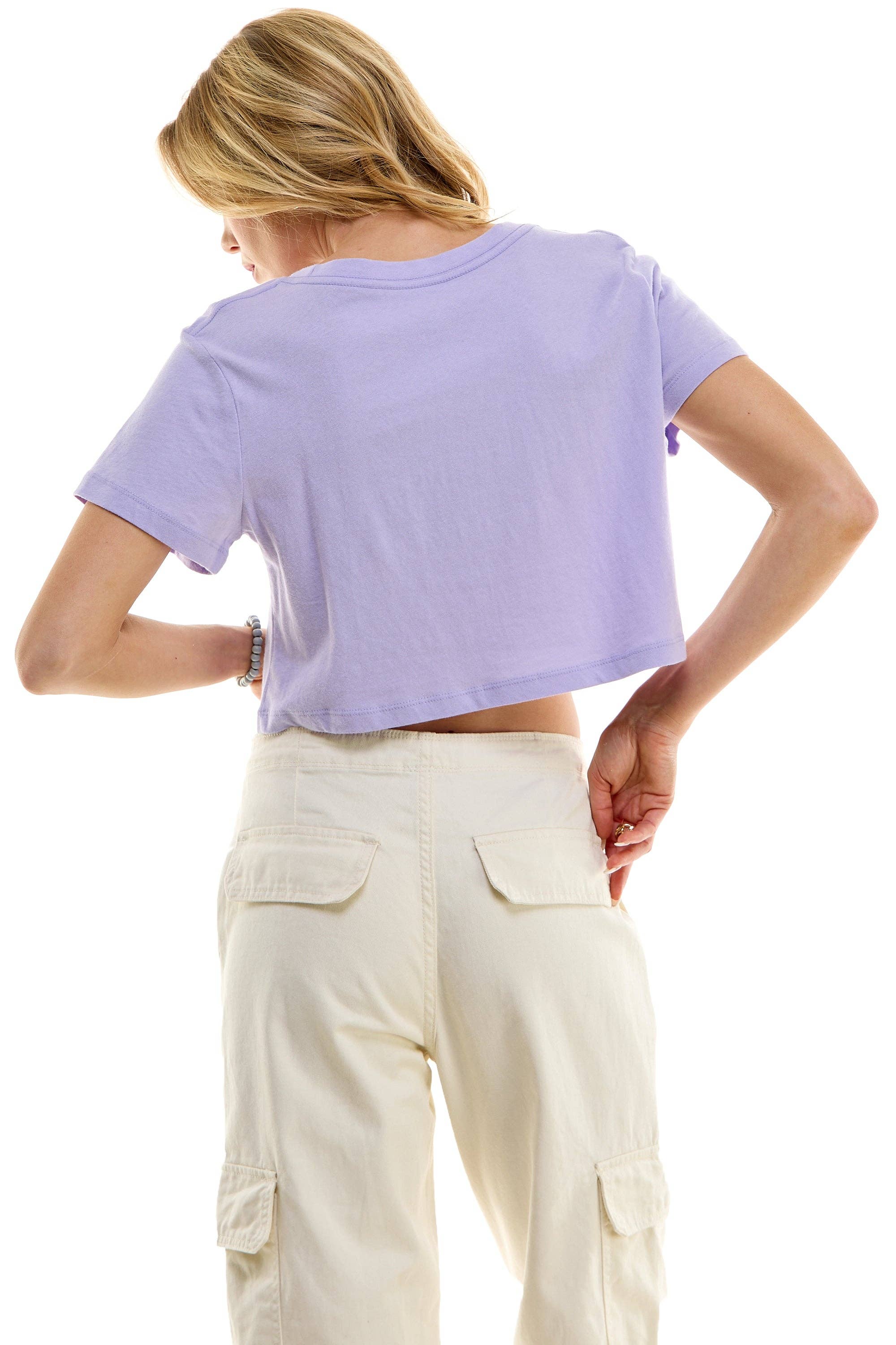 LOVING PEOPLE - Wholesale T-Shirt - Women's - Premium Cotton Crop Tees138