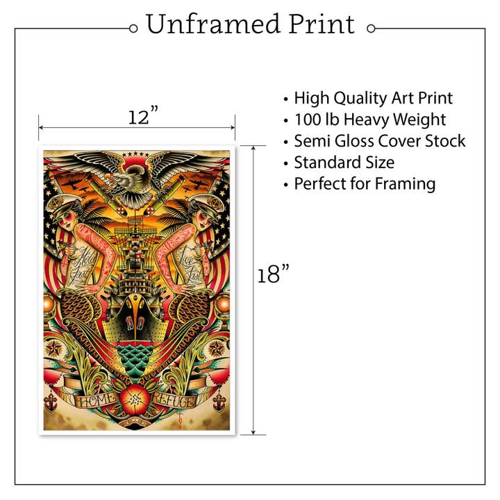 Black Market Art - Wholesale Art Print - Refuge - Art Print2