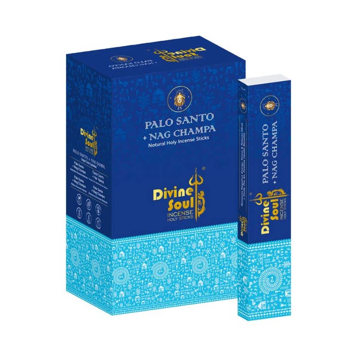 Earths Elements Wholesale - Wholesale Incense - Divine Soul - Palo Santo + Nag Champa