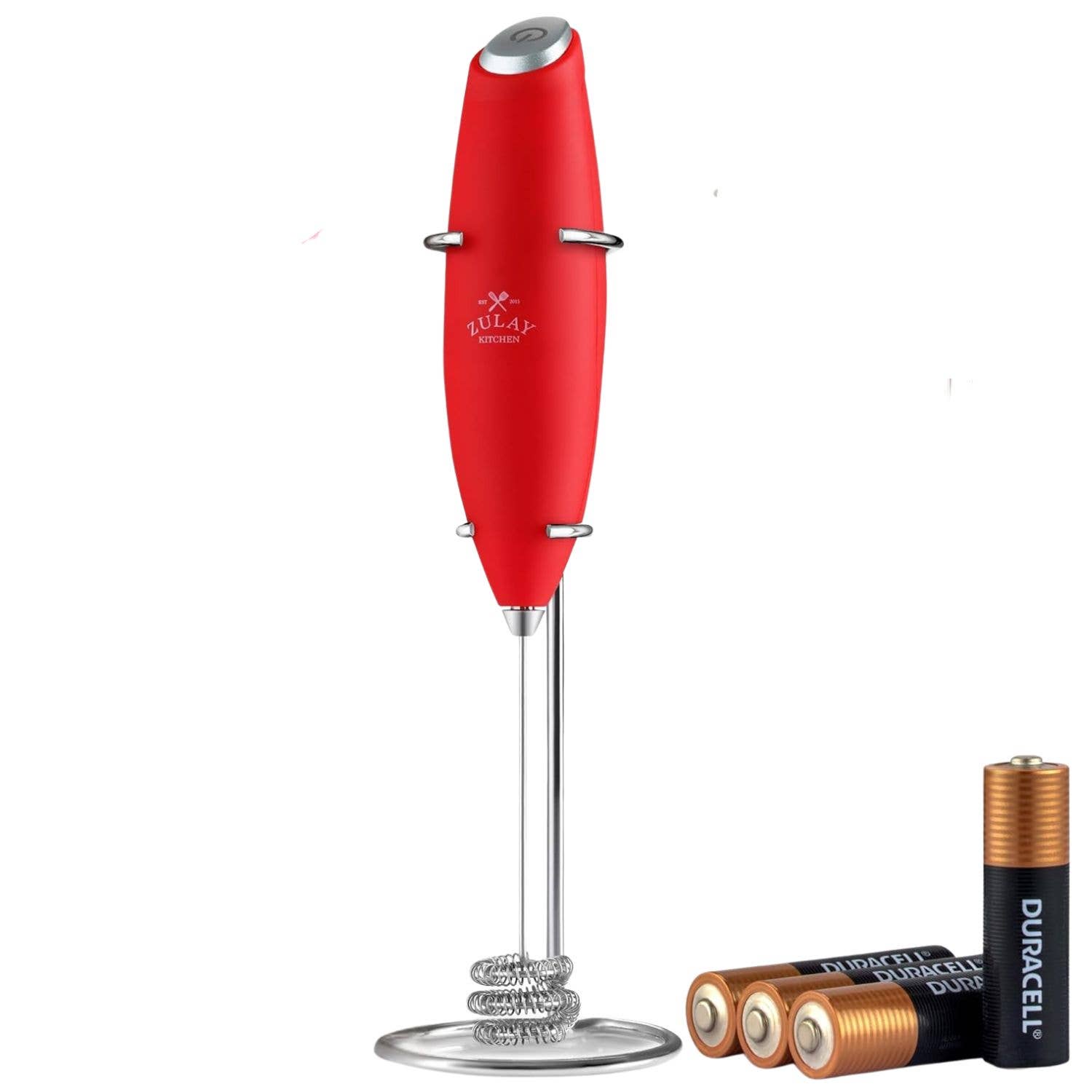 Zulay Kitchen - Wholesale Kitchen Tool/Gadget - Tornado Milk Frother Whisk – Includes 4 AA Batteries8