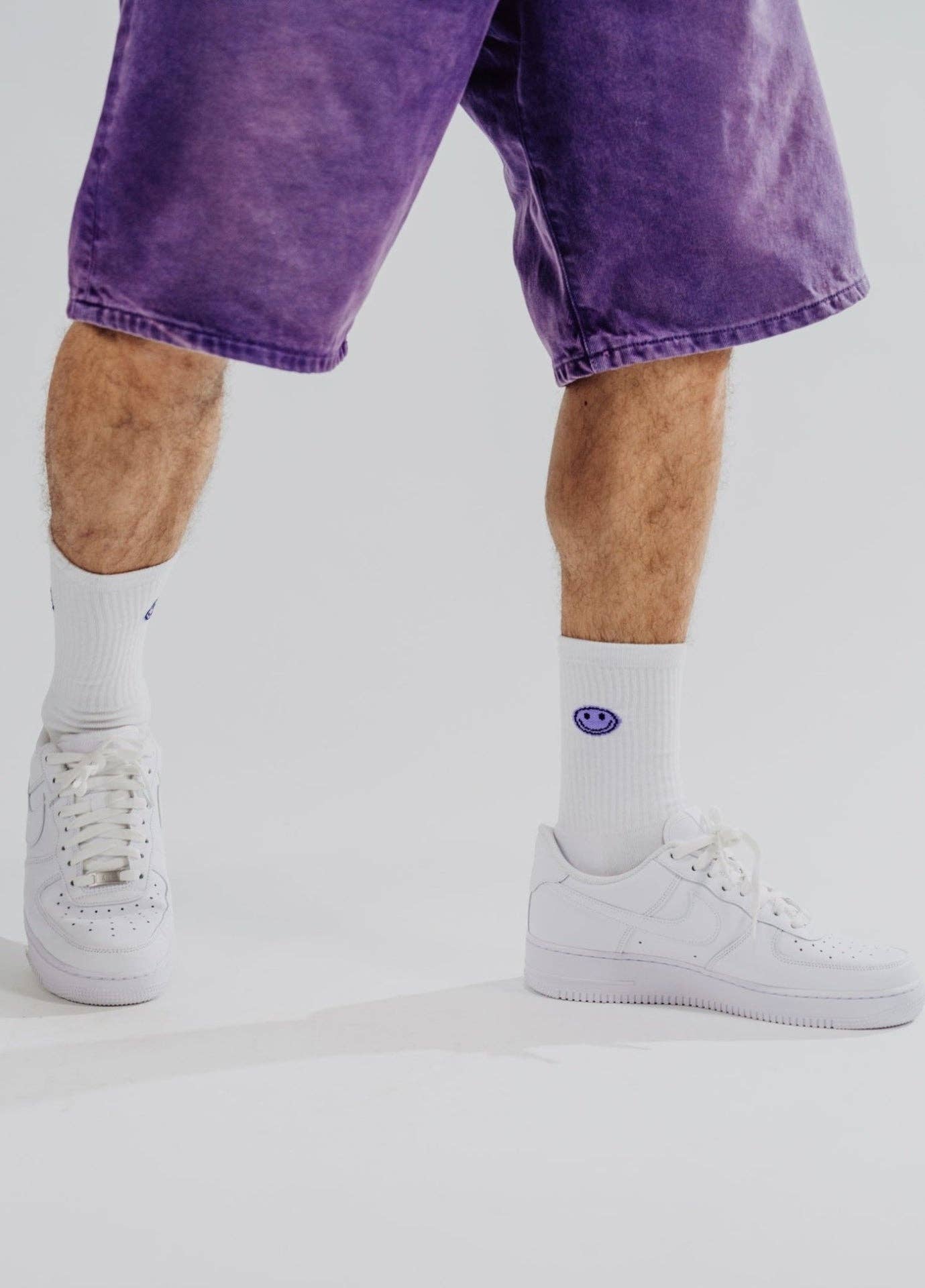 No Bad Days Club - Wholesale Socks - Unisex - SMILEY SOCKS | LAVENDER1