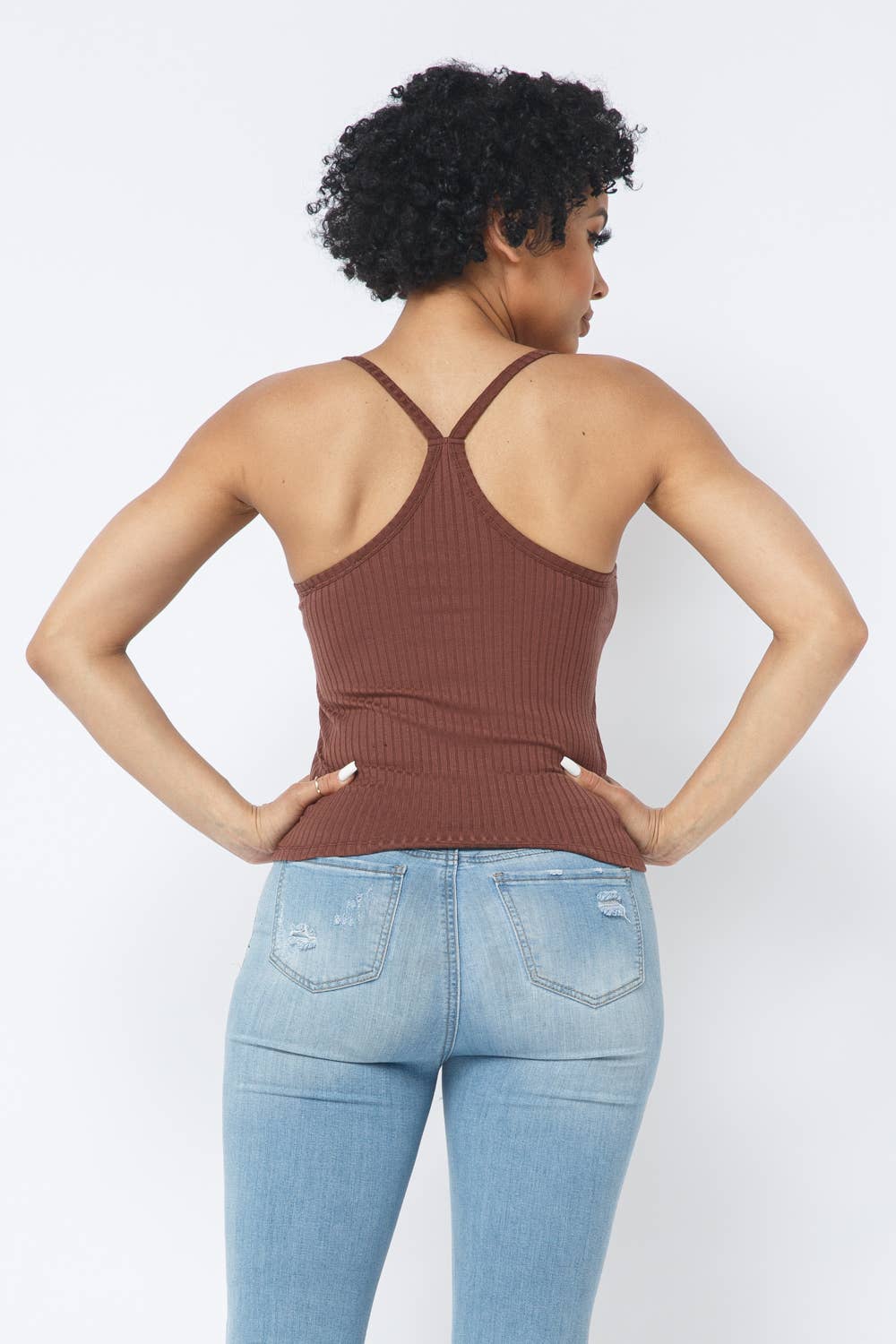 Julia by LoveJ - Wholesale Tank Top - Women's - Rib Racer Back Sleeveless Tank Top3