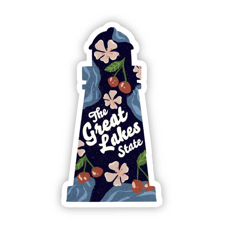 "The Great Lakes State" Michigan Sticker for wholesale by Big Moods