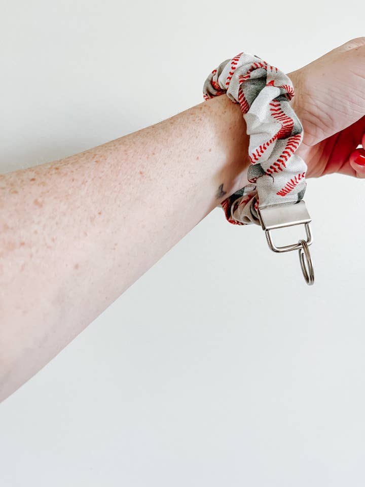 Baseball-Haargummi, Schlüsselanhänger, Sport für den Großhandel von Gingerly Sewn