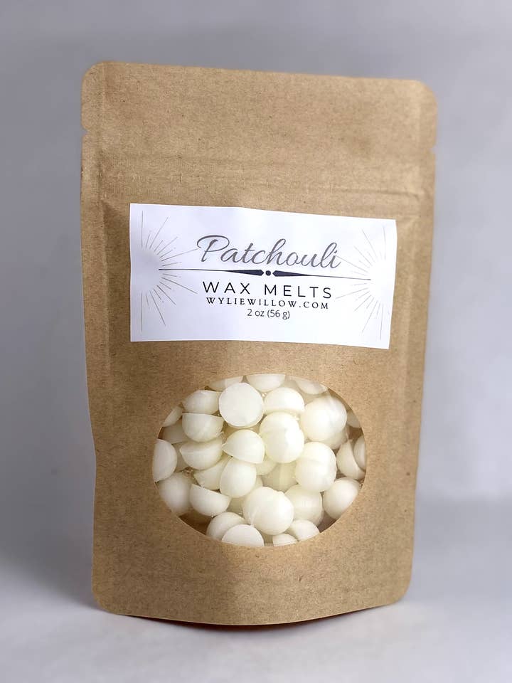 Patchouli Wax Melts for wholesale by Wylie Willow Candle Company