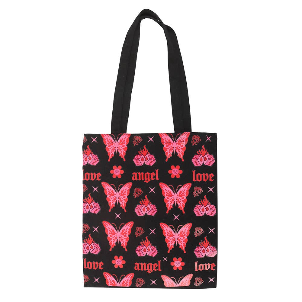 Something Different Wholesale - Wholesale Tote Bag - Women's - Flaming Butterfly Print Tote Bag2