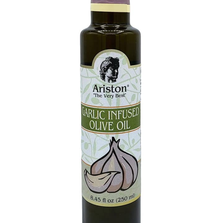 Ariston Specialties - Wholesale Olive Oil - Ariston Garlic Infused Olive oil 8.45oz