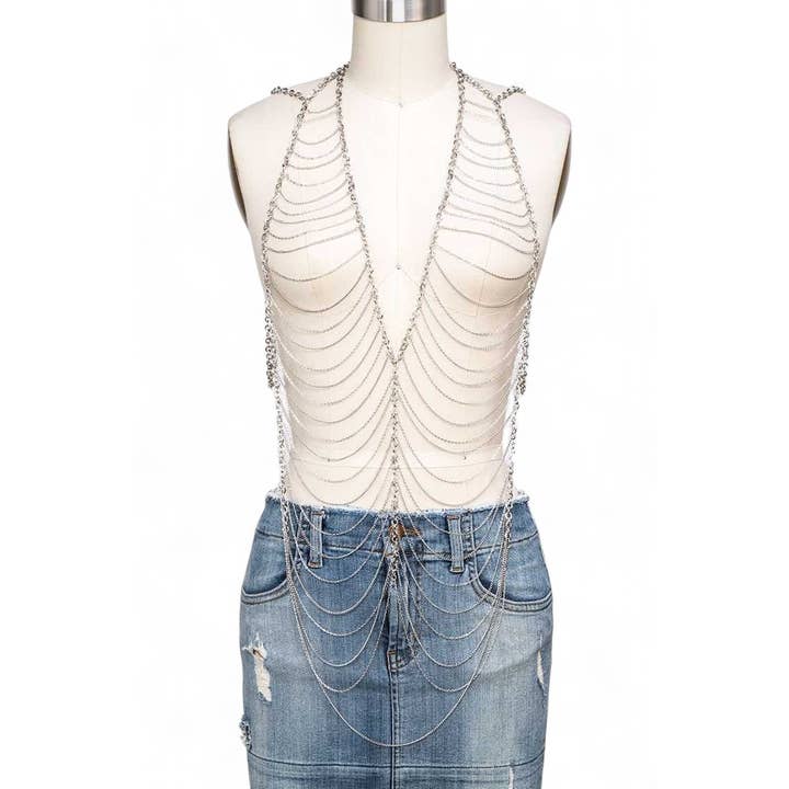 Artini Accessories - Wholesale Face/Body Chain - One Size
Lobster Clasp Closure
Alloy Eletroplating Chain
Lea