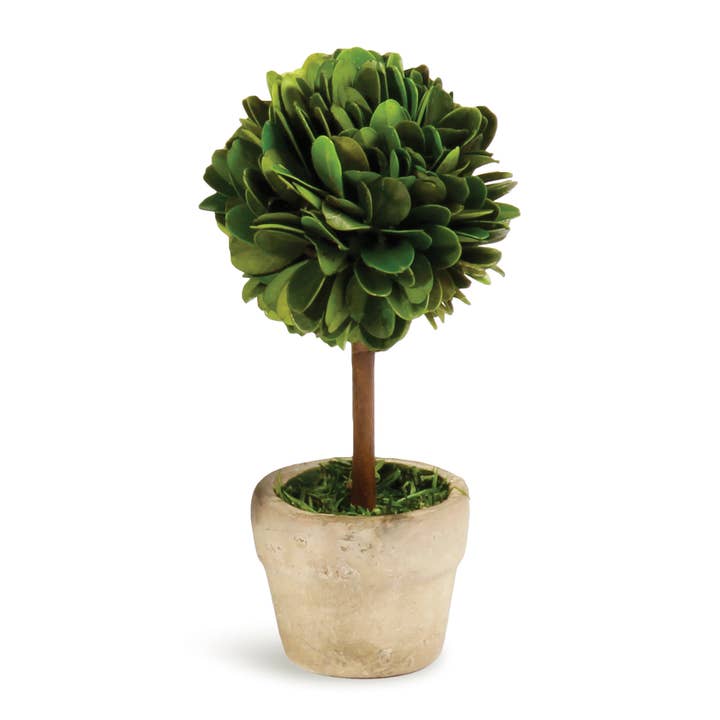 Napa Home & Garden - Wholesale Artificial Plant - Boxwood Mini Single Ball Topiary In Pot