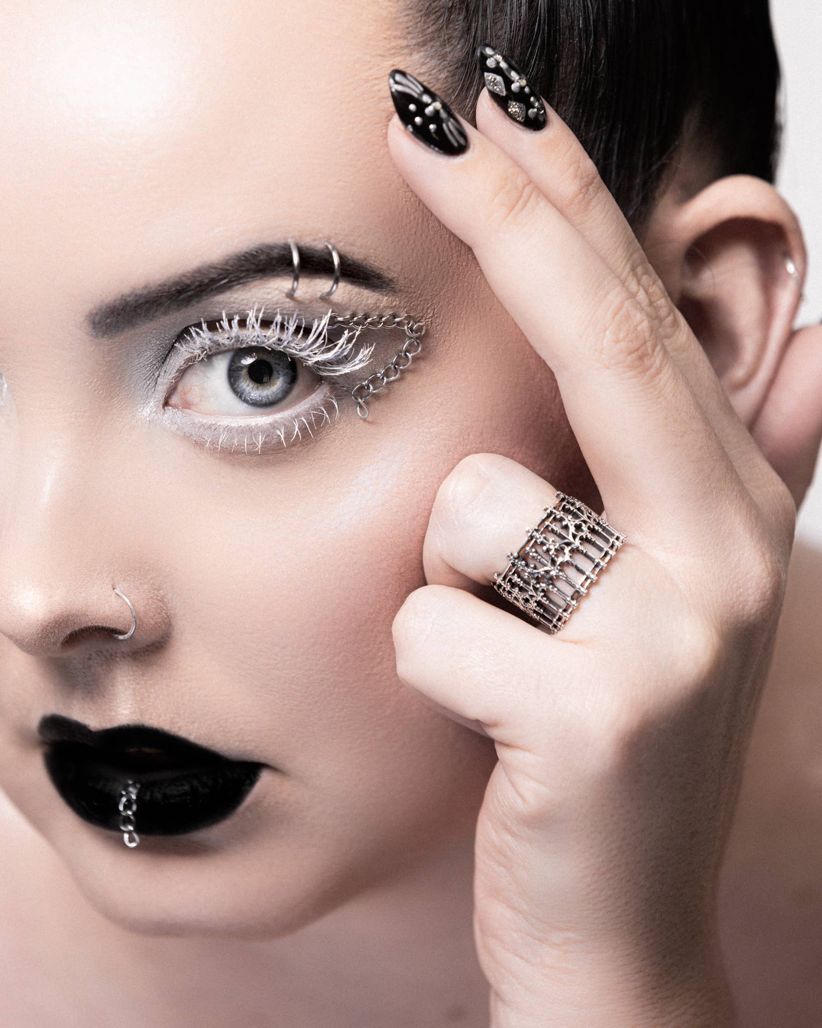 The Pretty Cult - Wholesale Cocktail/Statement Ring - Cemetery Walks Ring – Sterling Silver Gothic 0