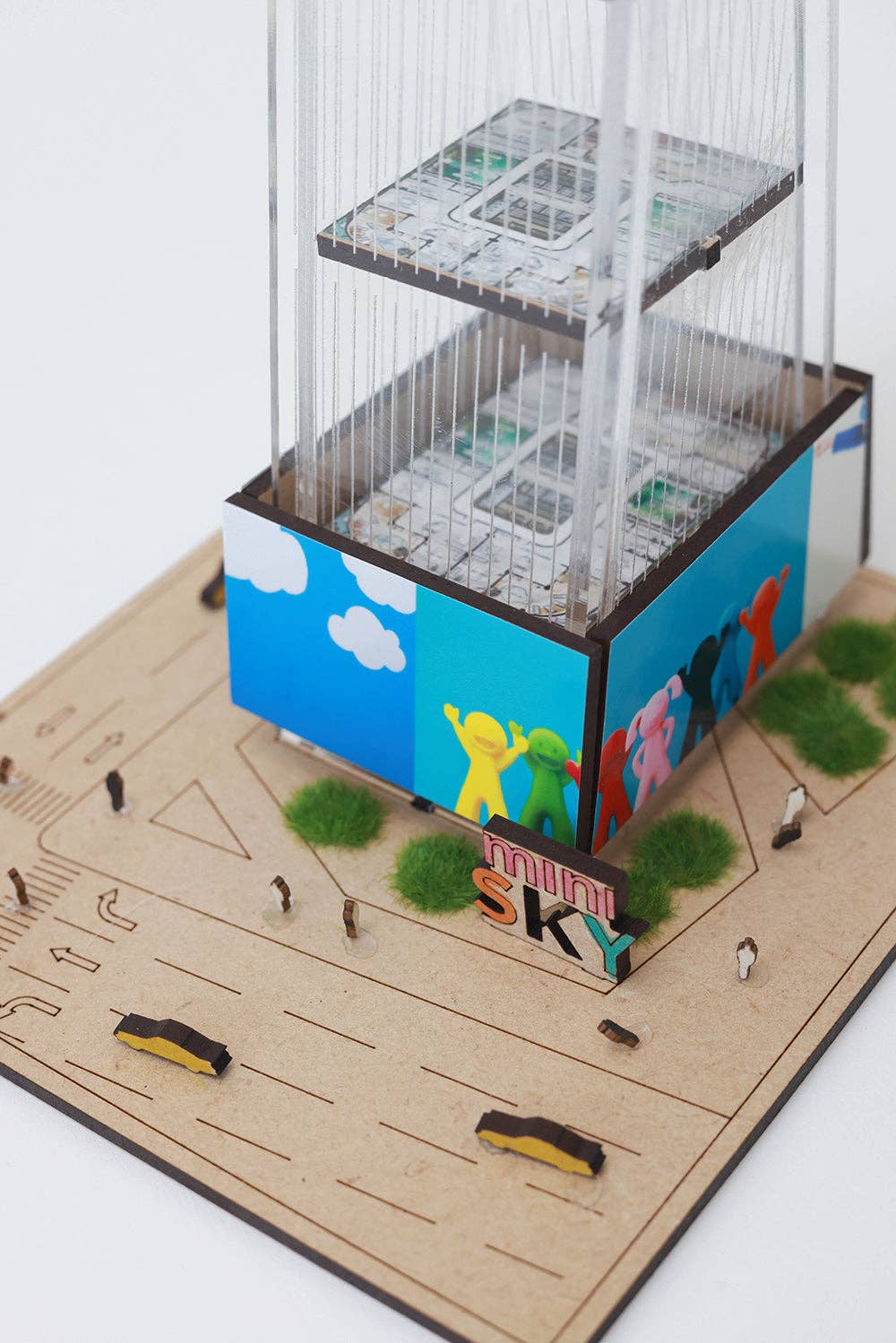 Stix + Brix - Wholesale Bouwset - Kinderen - Mini Sky Architecturaal Modelbouwset1