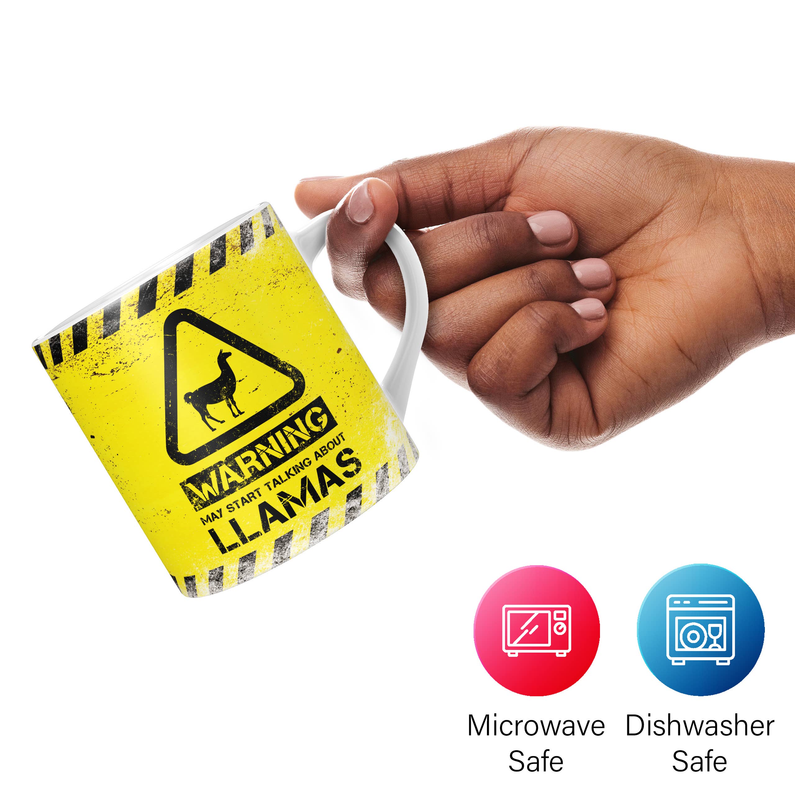 Mug Monster - Vente Tasse à café - Mug lama - Warning May Start Talking About Llamas15