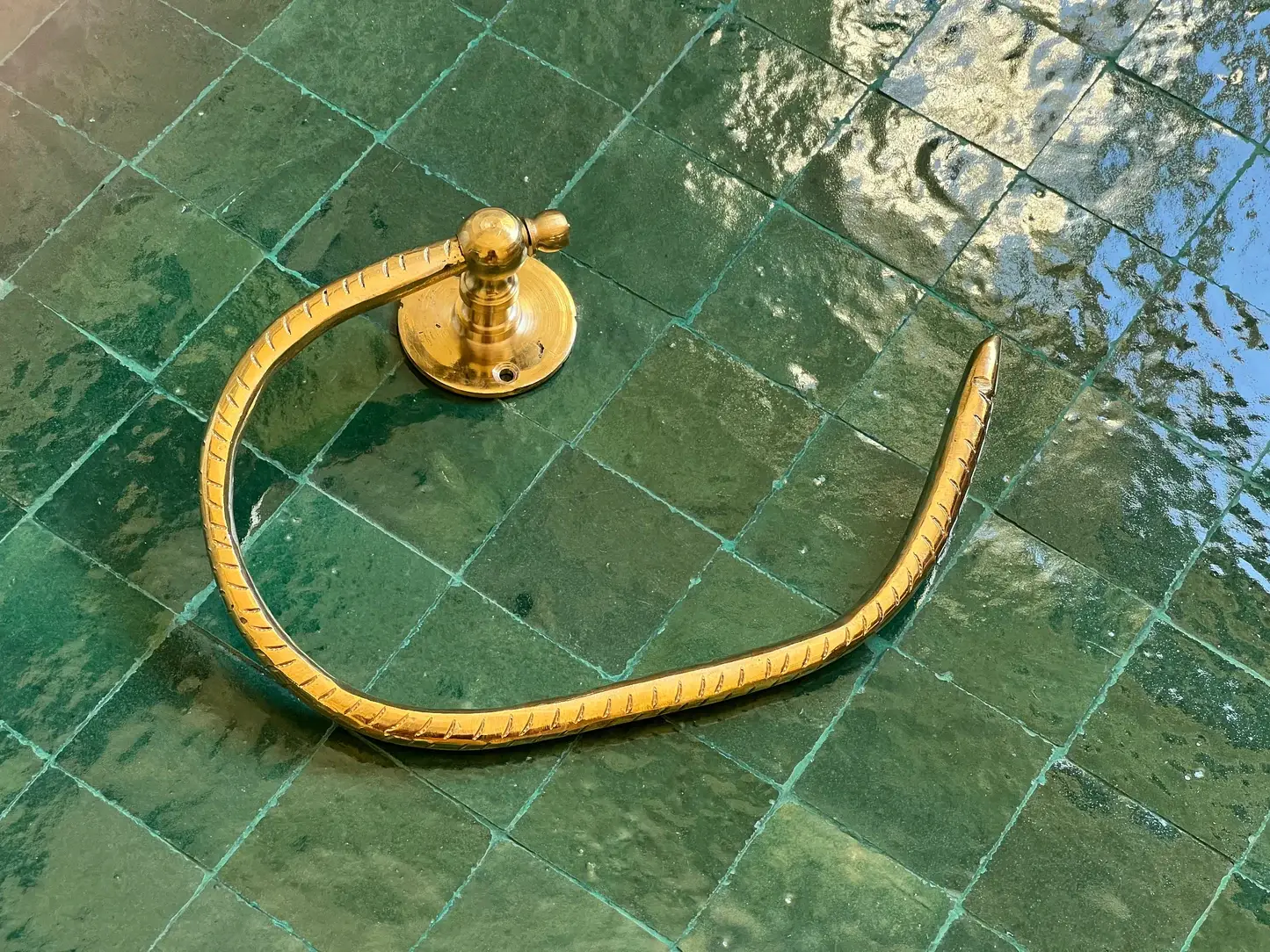 High crafty – wholesale Toilet paper holder – Brass Toilet Paper Holder — Handcrafted in Morocco, Solid Un0