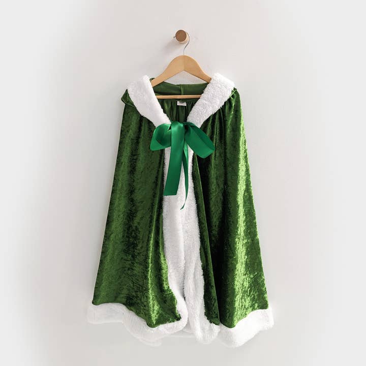 everfan - Wholesale Costume - Women's - Princess Hooded Cloak with White Sherpa Trim - Wedding Cape18