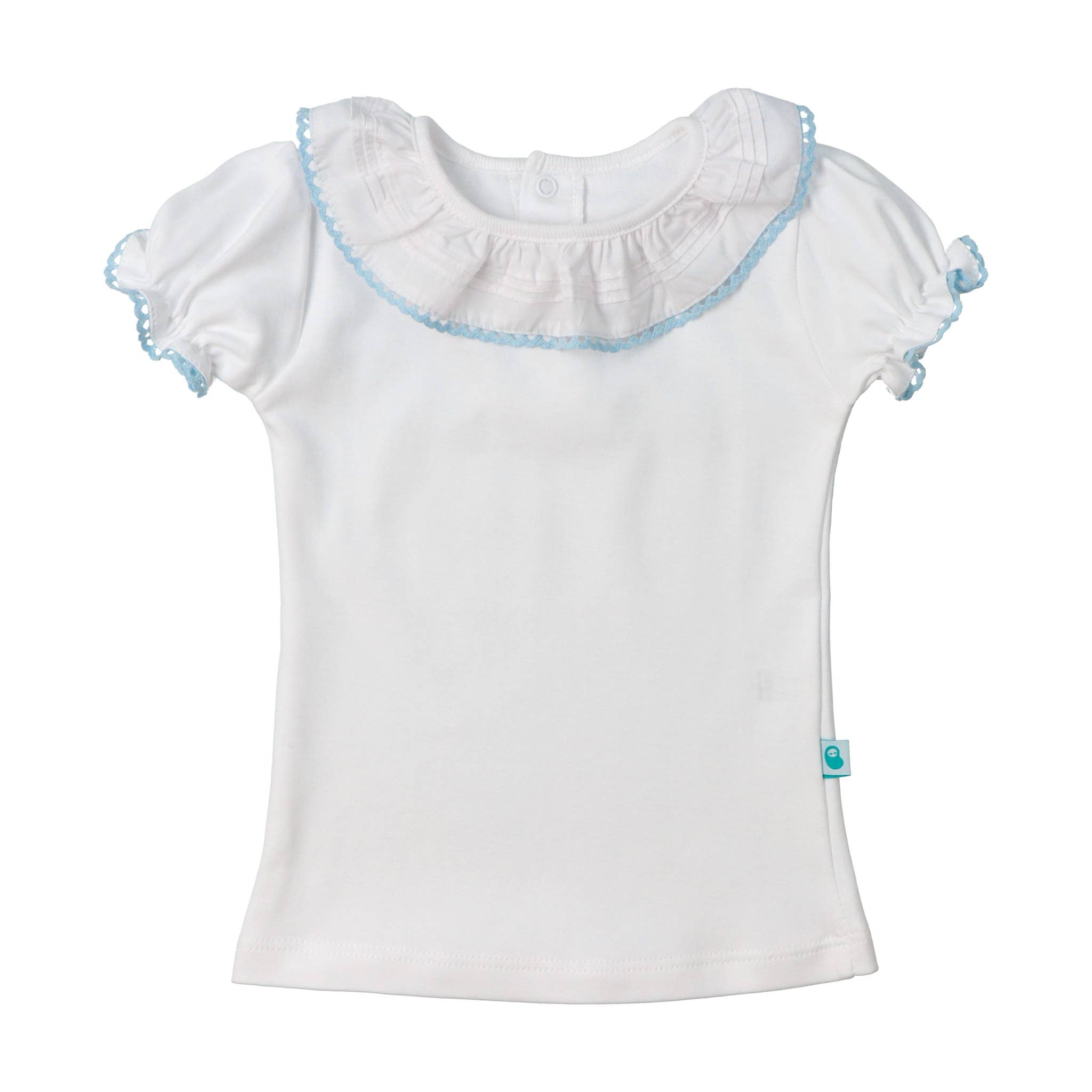 Bean Baby Clothes - Wholesale T-Shirt - Kids - Baby Cotton Shirt with Greek Lace Collar0