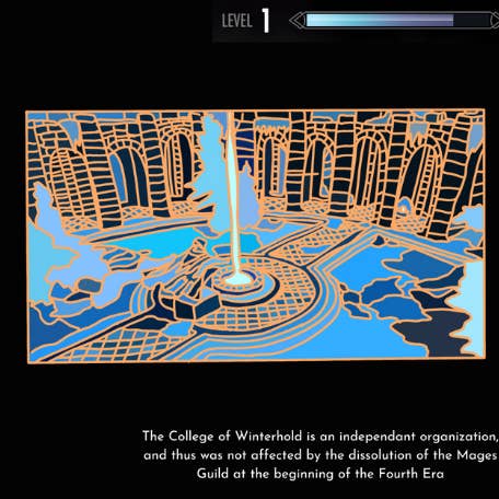 Spilla smaltata glitterata da 7,6 cm, motivo: paesaggi fantasy per la vendita all'ingrosso da parte di M.S. Illustration
