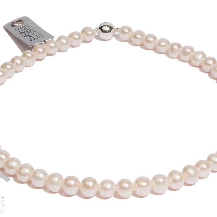 Pärlhalsband | 8.0 - 9.0 mm | 42 cm för wholesale av Di Perle GmbH