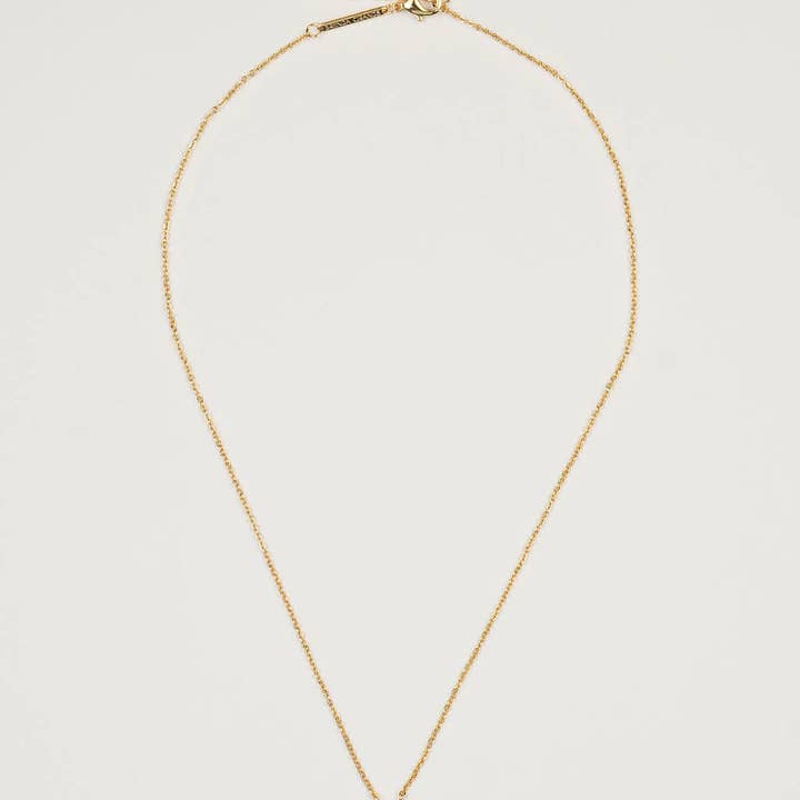 Brenda Grands Jewelry - Wholesale Jewelry Set - 18K Gold Dainty Shiny Initial Necklace - Set of 1620