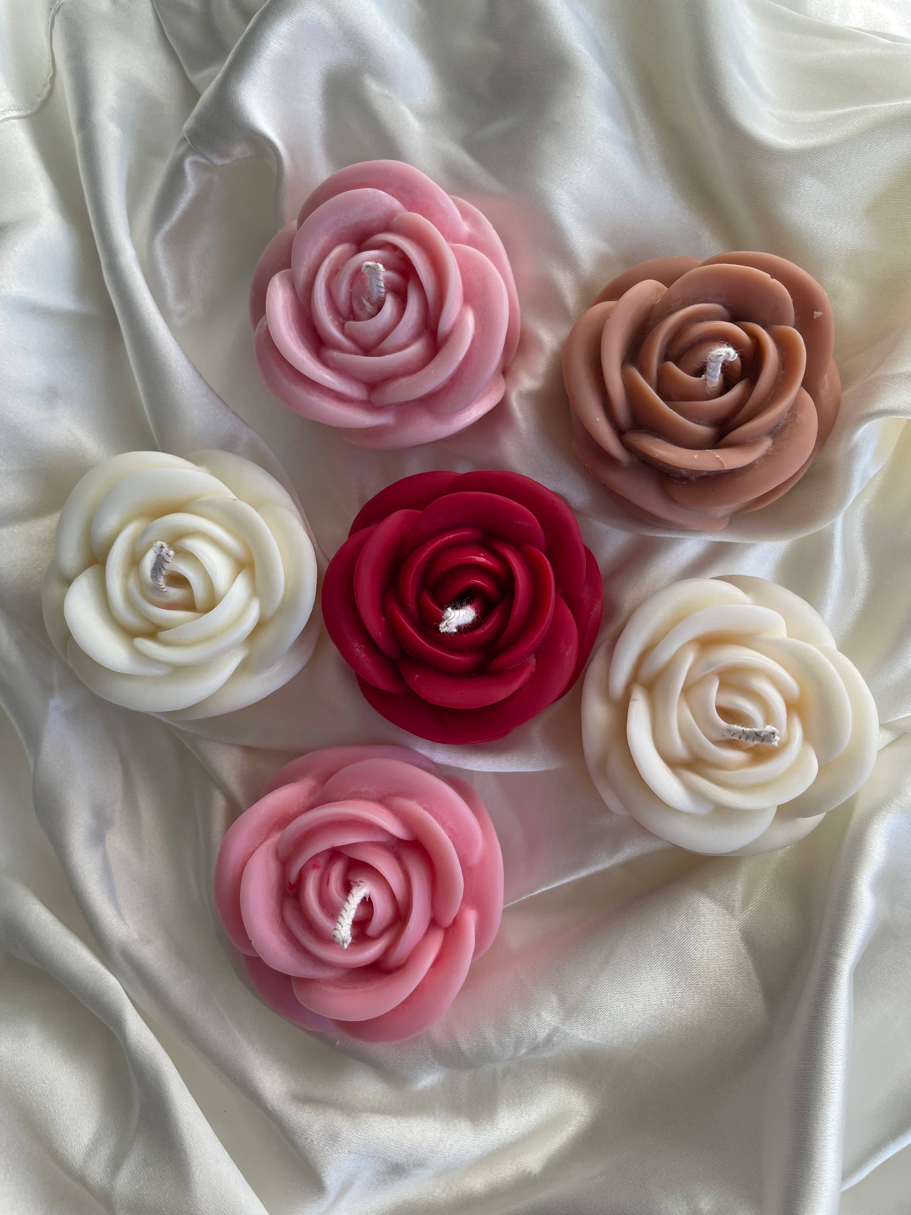 Akivodu Candles - Wholesale Novelty Candle - Mini Rose Candle - Multi color, Floral Scented2