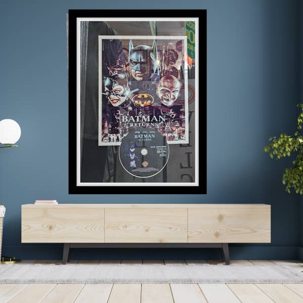 Batman Returns - Framed 14 X 18 Photo w/ Image Dvd for wholesale by Sports Legends and More