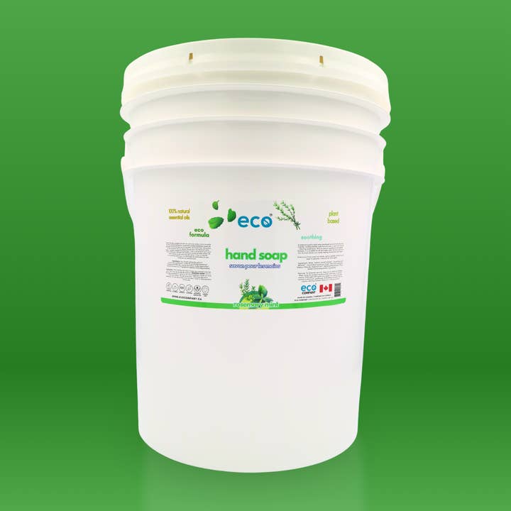 Savon pour les mains - Romarin et menthe (seau de 20 L) pour la vente par Eco Company