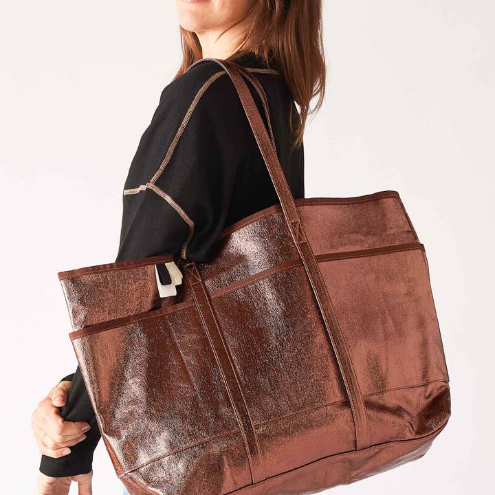 MERSEA - Wholesale Tote Bag - Women's - La Plage Metallic Tote3