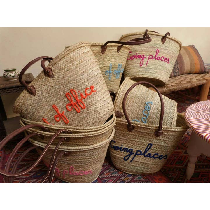 Mikwi - Wholesale Beach Bag - PERSONALIZED BASKET, customized straw Beach bag - WHOLESALE