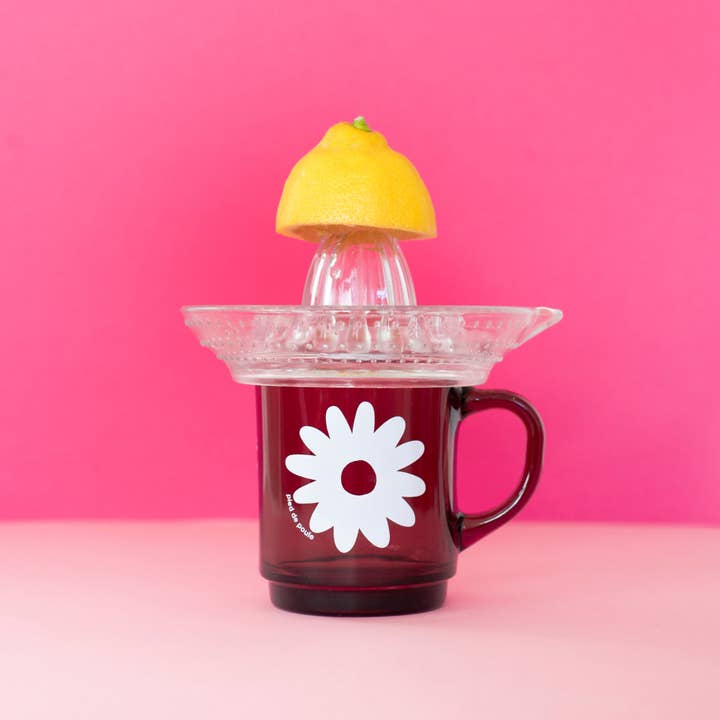 Pied De Poule - Wholesale Coffee Mug - Duralex mug - “RETRO” PLUM6