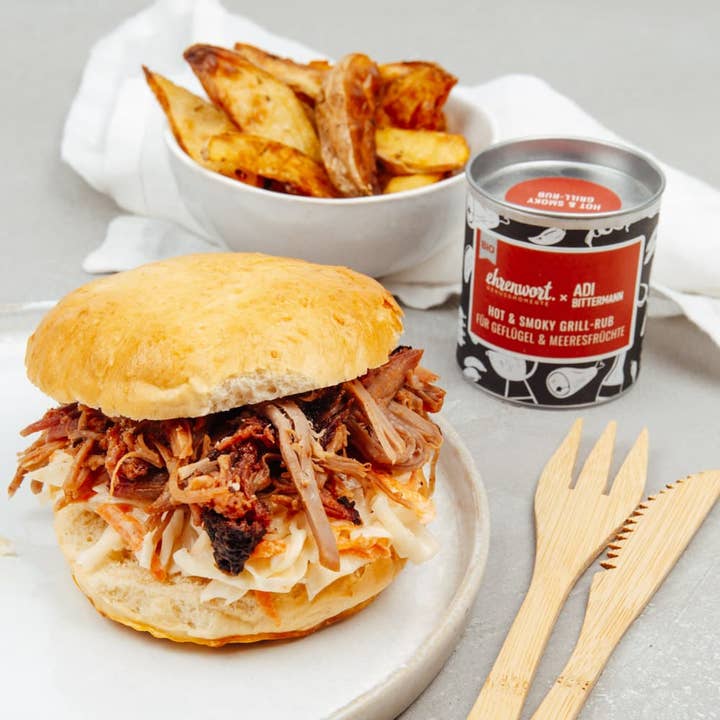 ehrenwort. Genussmomente - Wholesale Rub - Organic hot & smoky grill rub for poultry & seafood1