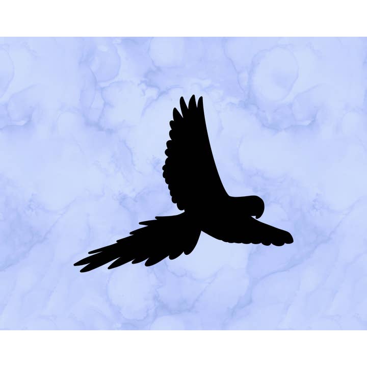 Parrot Silhouette Decal (2") for wholesale by Sticking with You