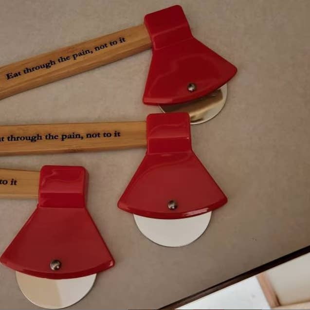 Hazel Grove Customs - Wholesale Pizza wheel - Custom Axe Pizza Cutter - Engraved Axe Pizza Slicer1