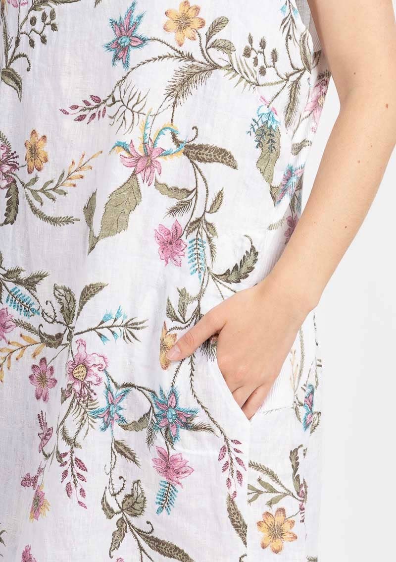 LINEN & COTTON HOUSE - Wholesale Dress - Women's - 53189 FLOWER DRESS4