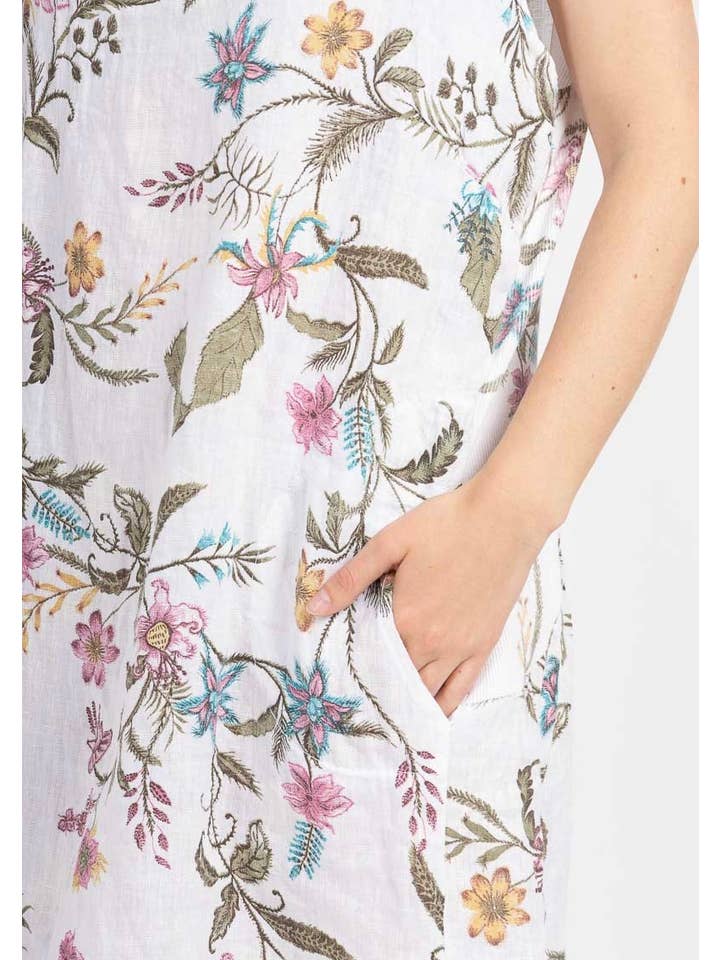 LINEN & COTTON HOUSE - Wholesale Dress - Women's - 53189 FLOWER DRESS4