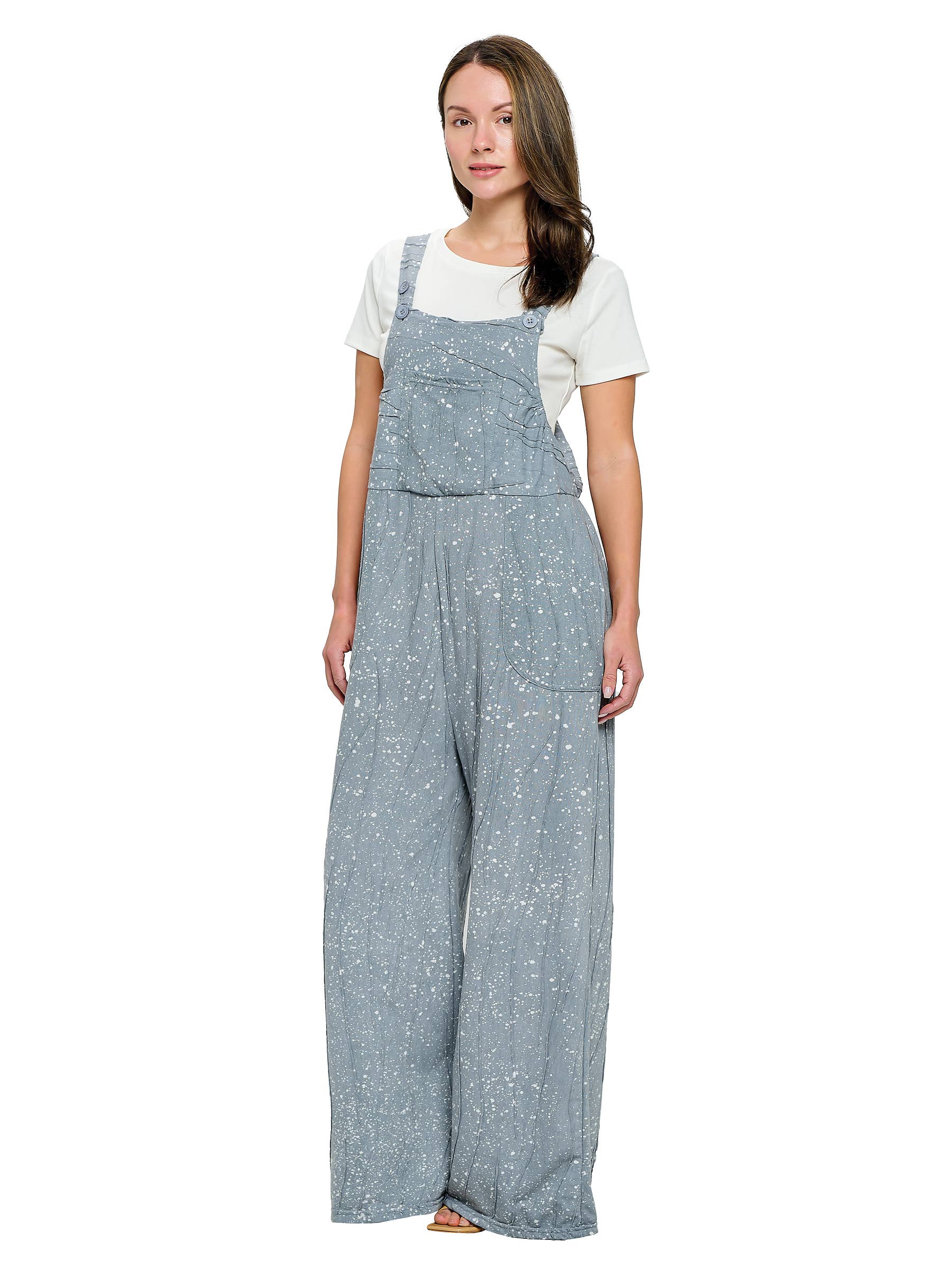Yak & Yeti - Wholesale Overalls - Women's - Boho Overall Hippie Multi Dot Dye1