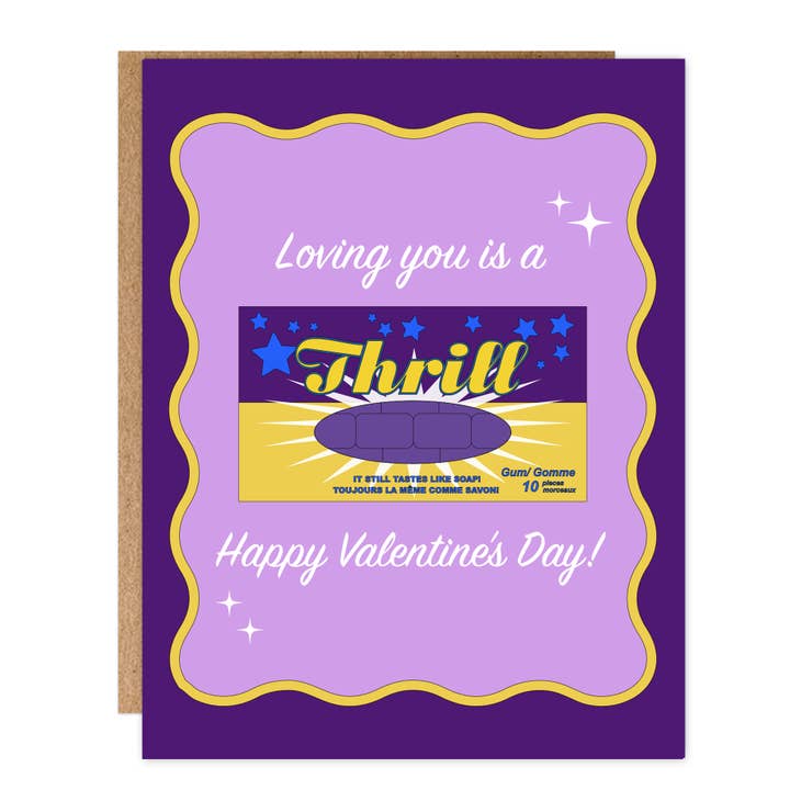 Thrills-Karte für den Großhandel von Poppermost Prints