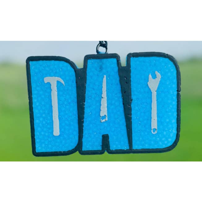 DAD with Tools Car Freshie/Car Scent/Air Freshener for wholesale by Scent Story Freshies
