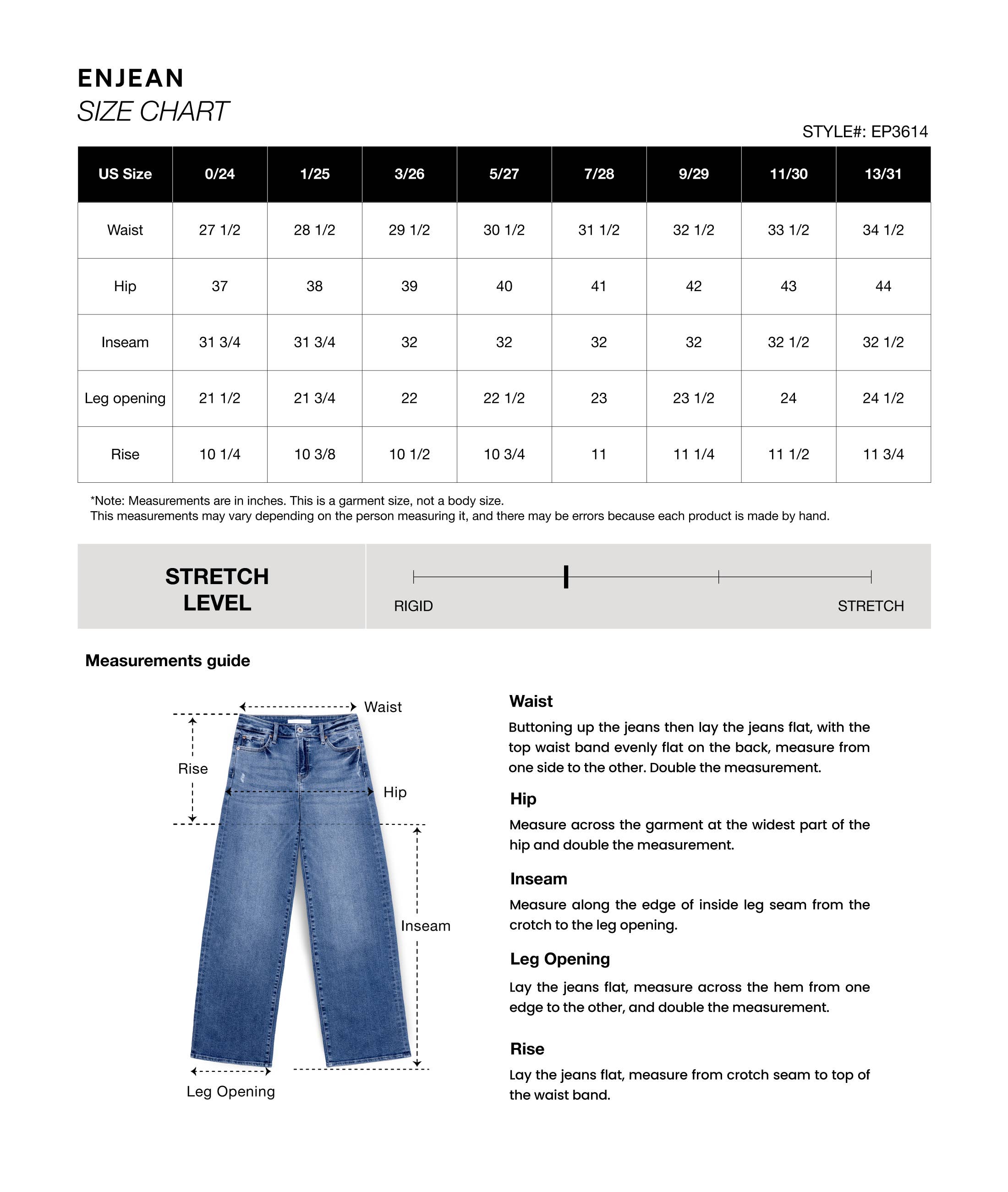 MEDIUM OPEN PACK Mid Waist Relaxed Wide Jeans WEP3614 for wholesale on Faire5