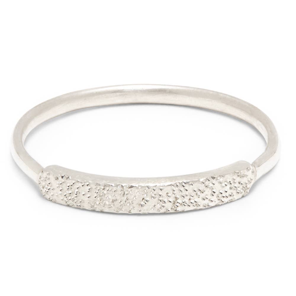 Christina Kober Designs - Wholesale Band/Stacked Ring - NARROW RING | diamond dusted1