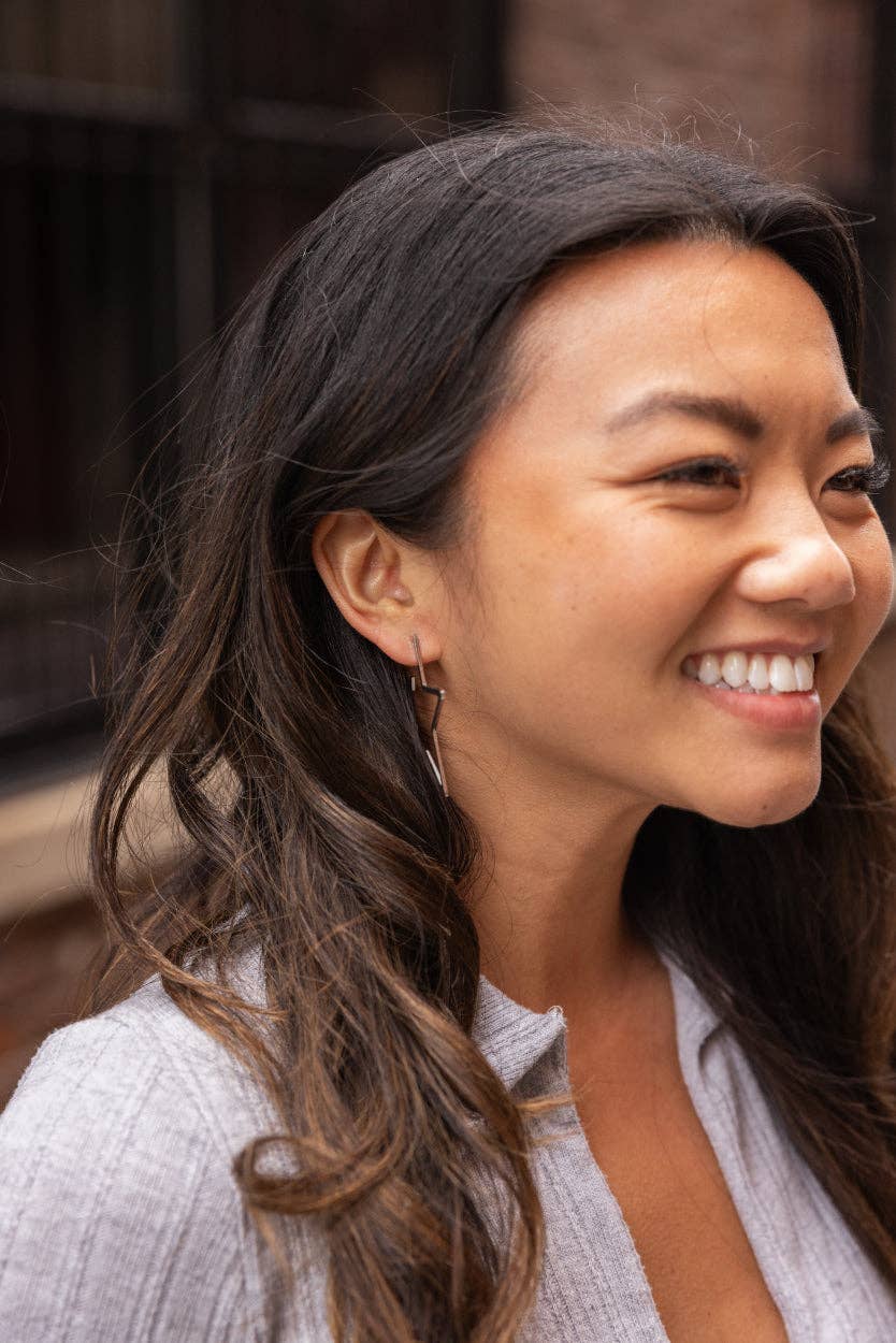 Spiffy & Splendid - Wholesale Hoop Earrings - Luxe Star Hoops - Silver // Jewelry, Earrings2