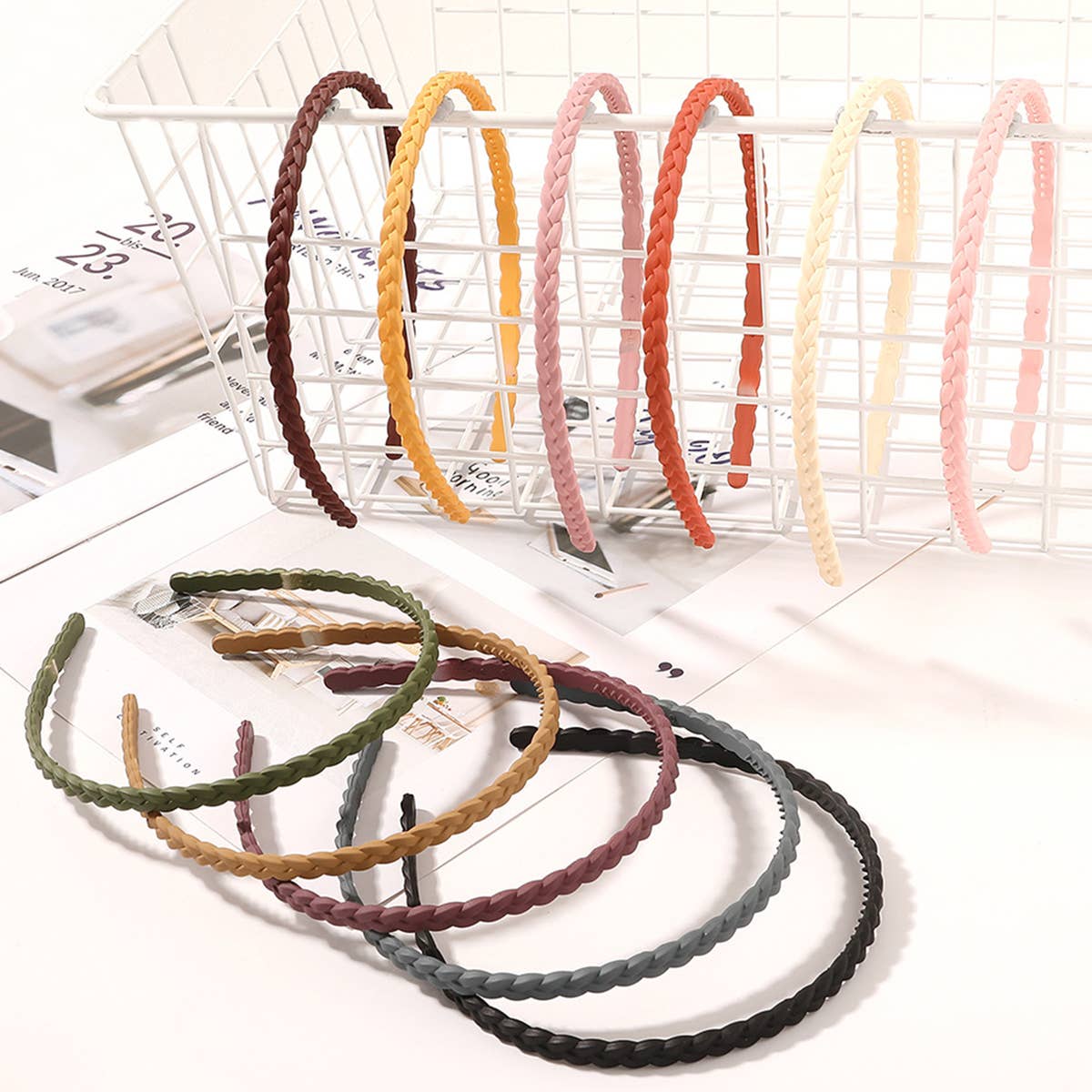 ACCITY - Wholesale Fashion Headband - Women's - BRAIDED DESIGN HEADBAND_CWAHA021613