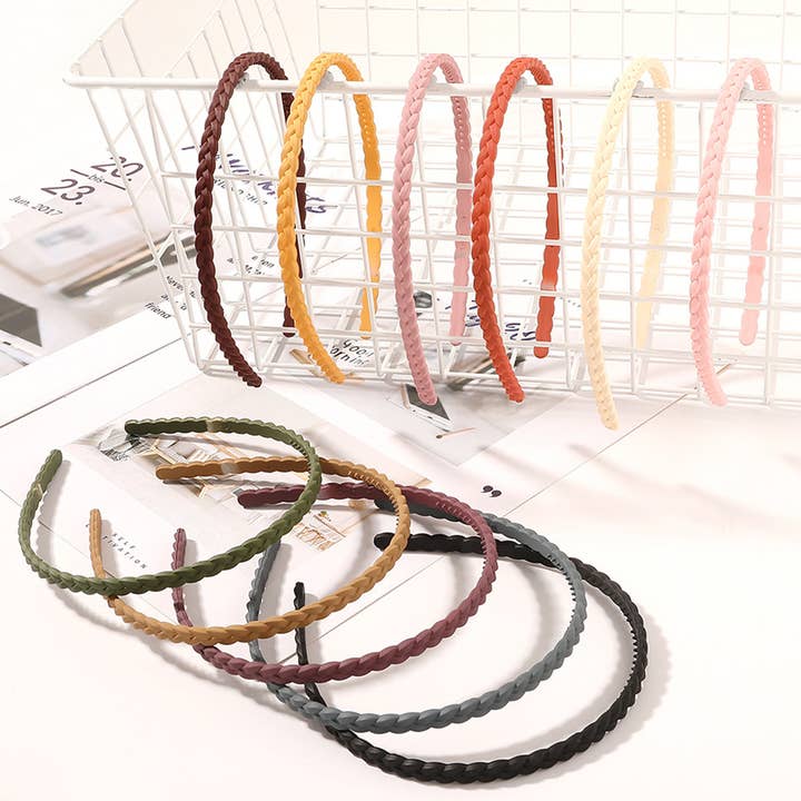 ACCITY - Wholesale Fashion Headband - Women's - BRAIDED DESIGN HEADBAND_CWAHA021613