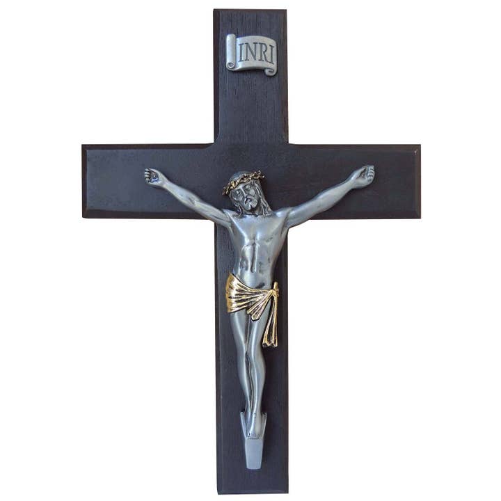 Black Crucifix Wall Cross for wholesale by Abbey + CA Gift