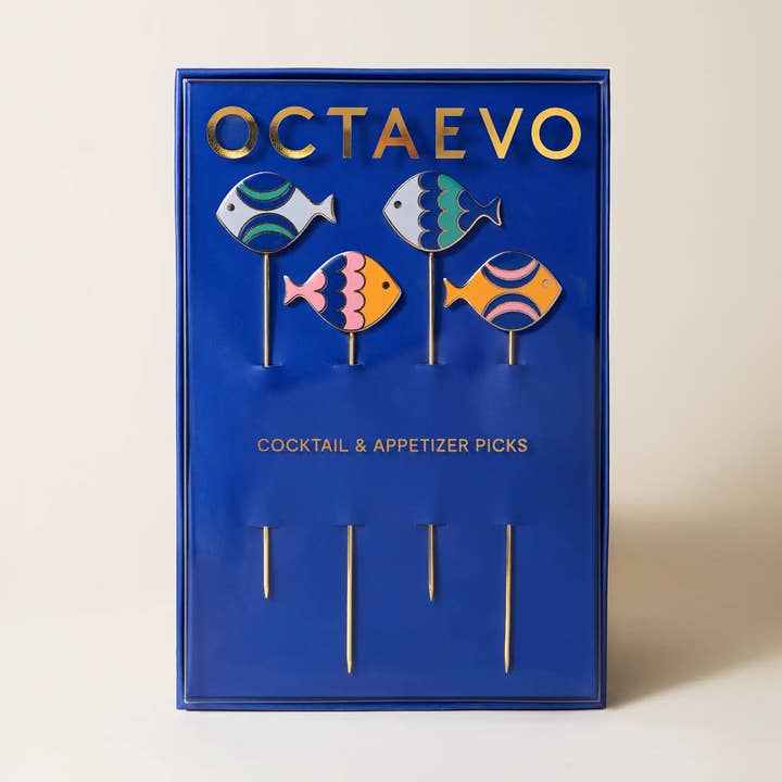Octaevo Cocktail Picks - Fish Splash for wholesale by 54 Celsius
