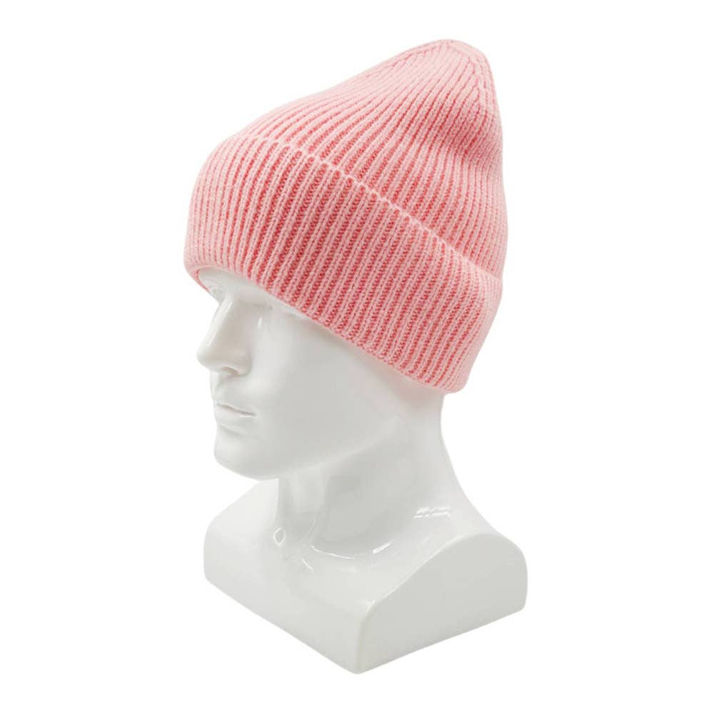 Sensibling Corp. - Venta al por mayor Gorro de lana - Unisex - Gorro de punto acanalado liso con puños17