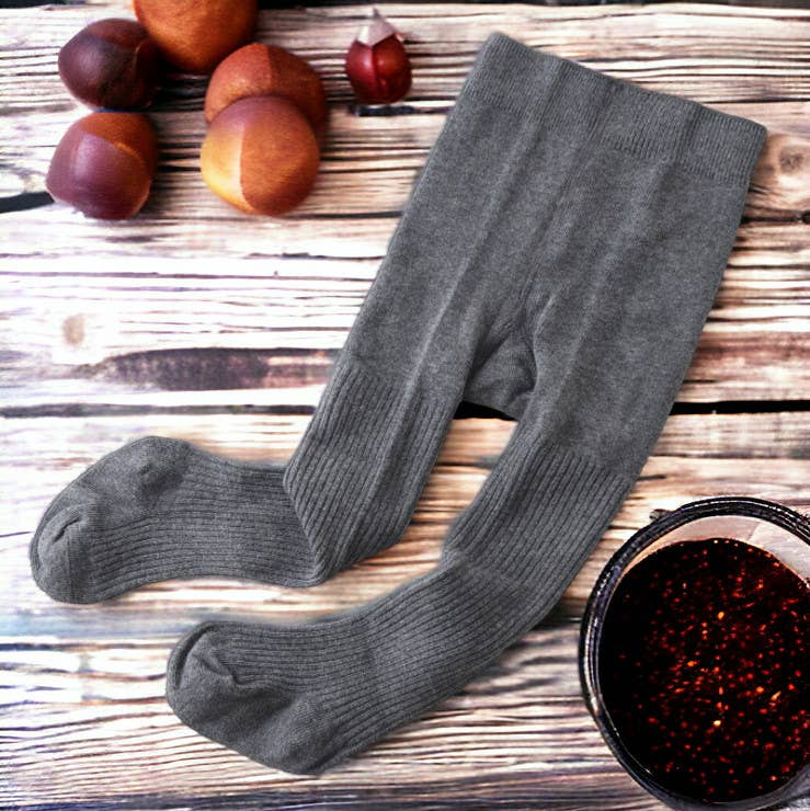 Annie & Charles - Vente Chaussettes – enfant - Collants côtelés Annie & Charles® en coton doux5