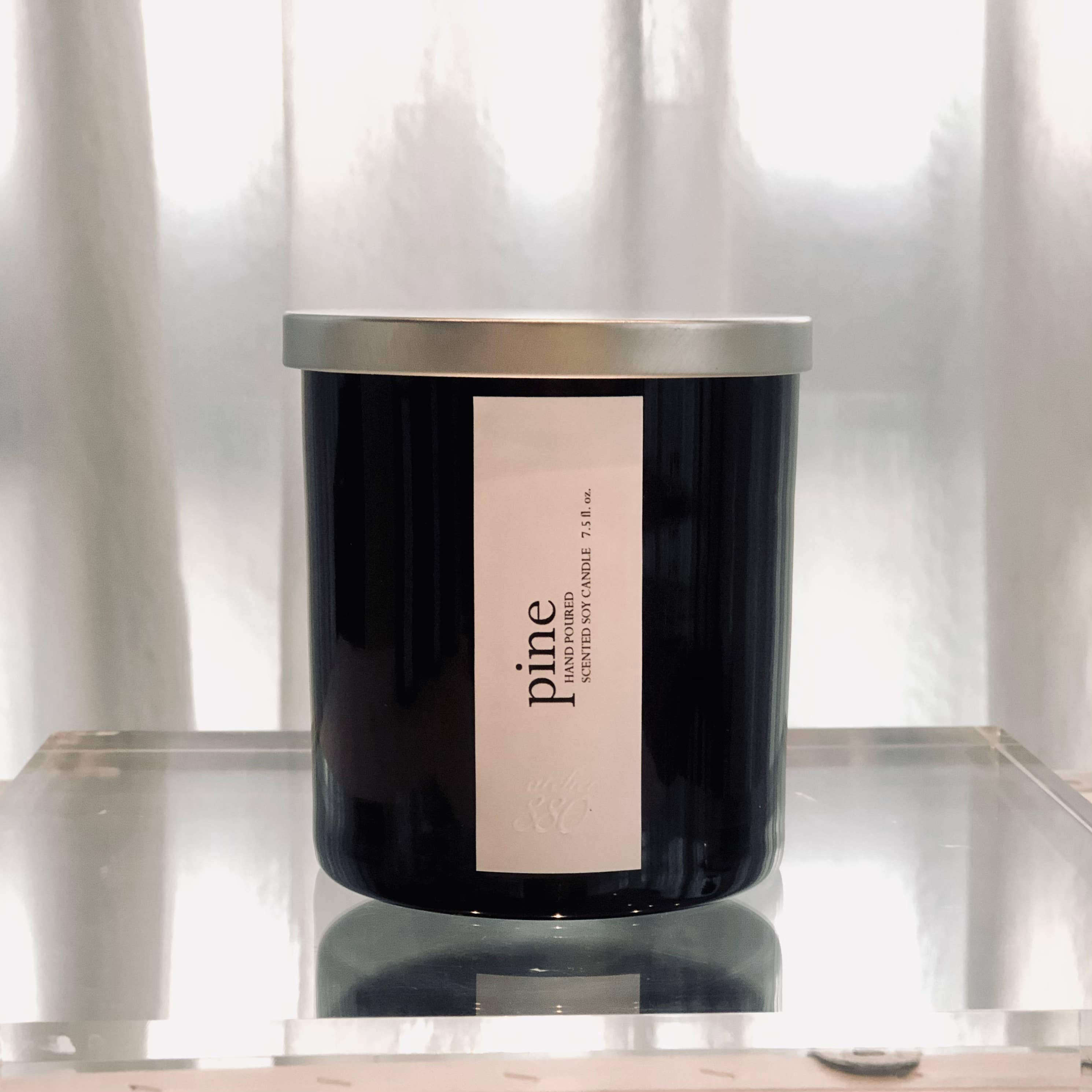 Atelier 880 – Vela em jarro/copo por atacado – Vela de Soja com Aroma de Pinheiro | Eucalipto Herbal2