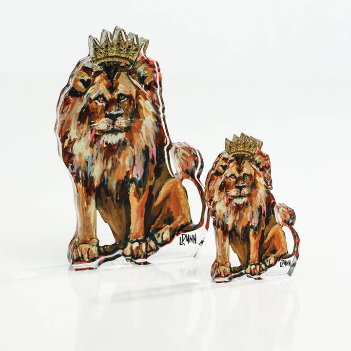 Lion Acrylic for wholesale by Lauren Dunn