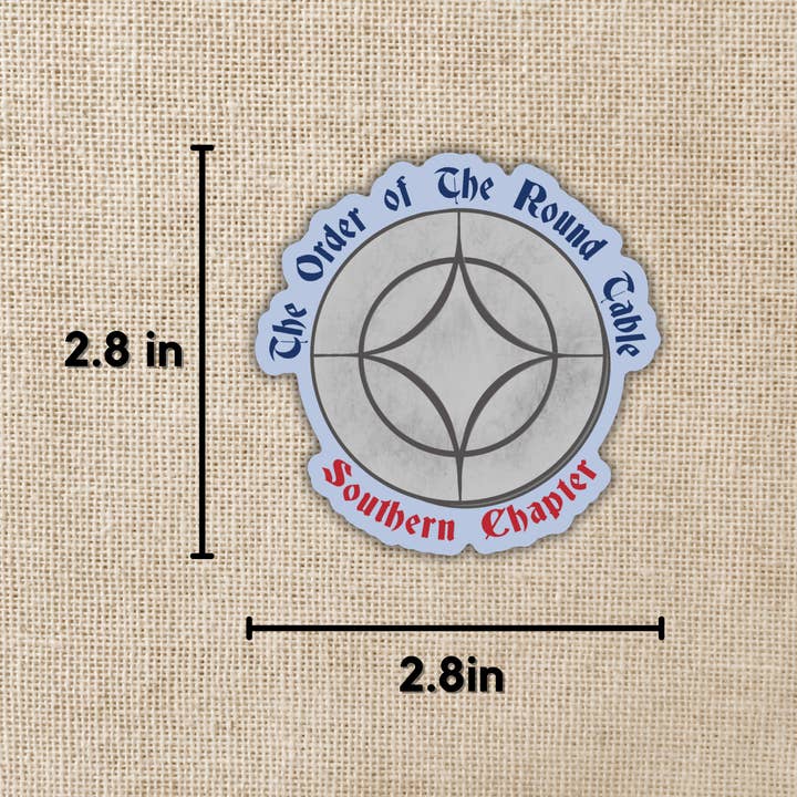Kingdom of Threads - Wholesale Phone & laptop stickers - Order Of The Round Table Sticker | Legendborn1