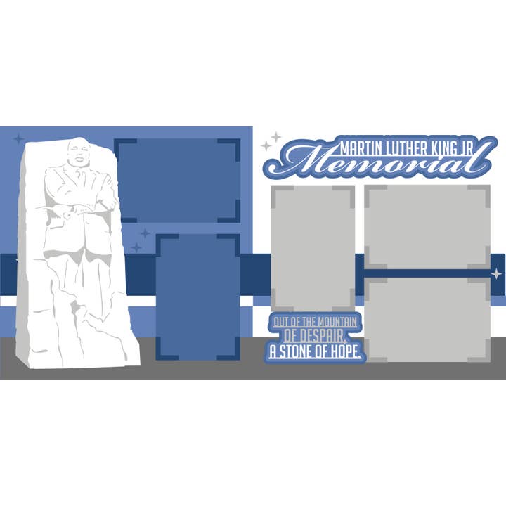 Martin Luther King Jr. Mémorial pour la vente par Scrapbook Concierge