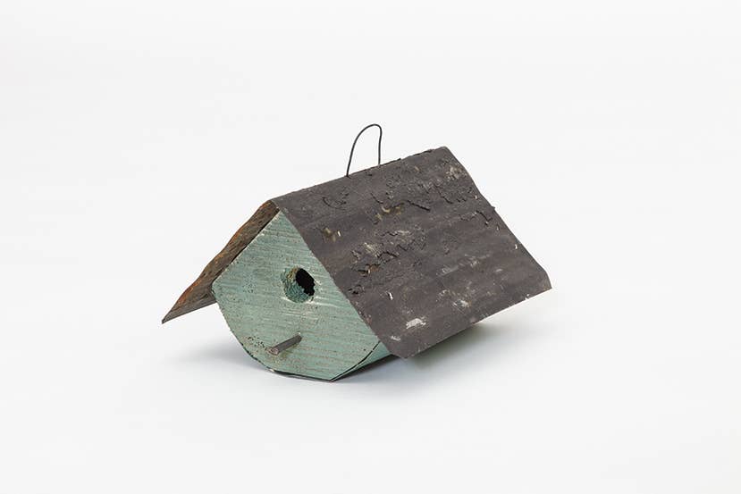 Flying Heart Threads - Wholesale Bird House - Reclaimed Wood and Metal Wren House Flat Bottom (SM11B)4
